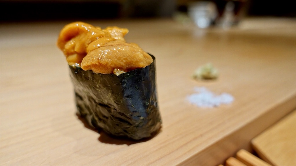 札幌 鮨 一幸 バフンウニ