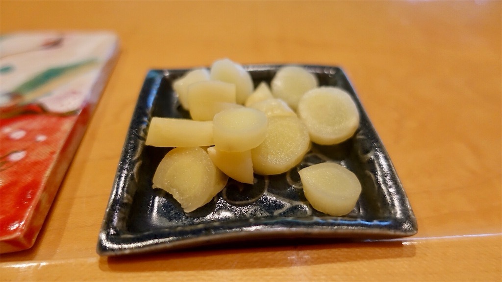 宮崎市 一心鮨 光洋 ガリ