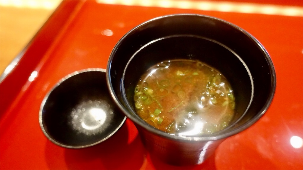 宮崎市 一心鮨 光洋 味噌汁