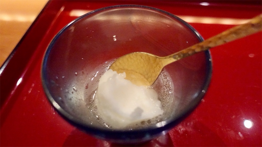 宮崎市 一心鮨 光洋 柚子シャーベット