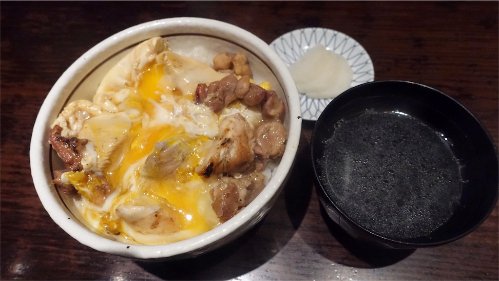 五反田 ぎたろう軍鶏 炭火焼鳥 たかはし 親子丼