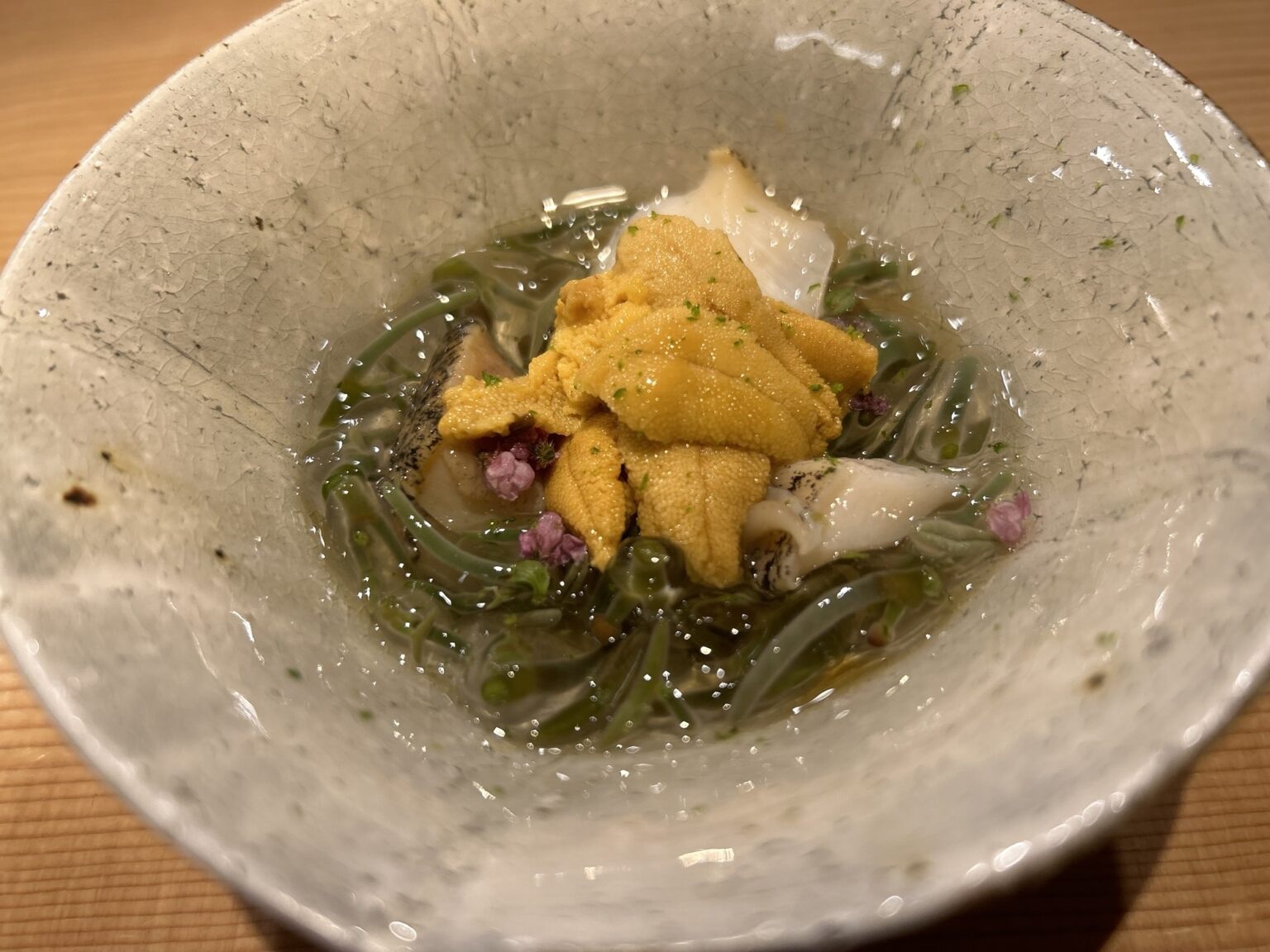 東麻布 天本 ウニ ジュンサイ