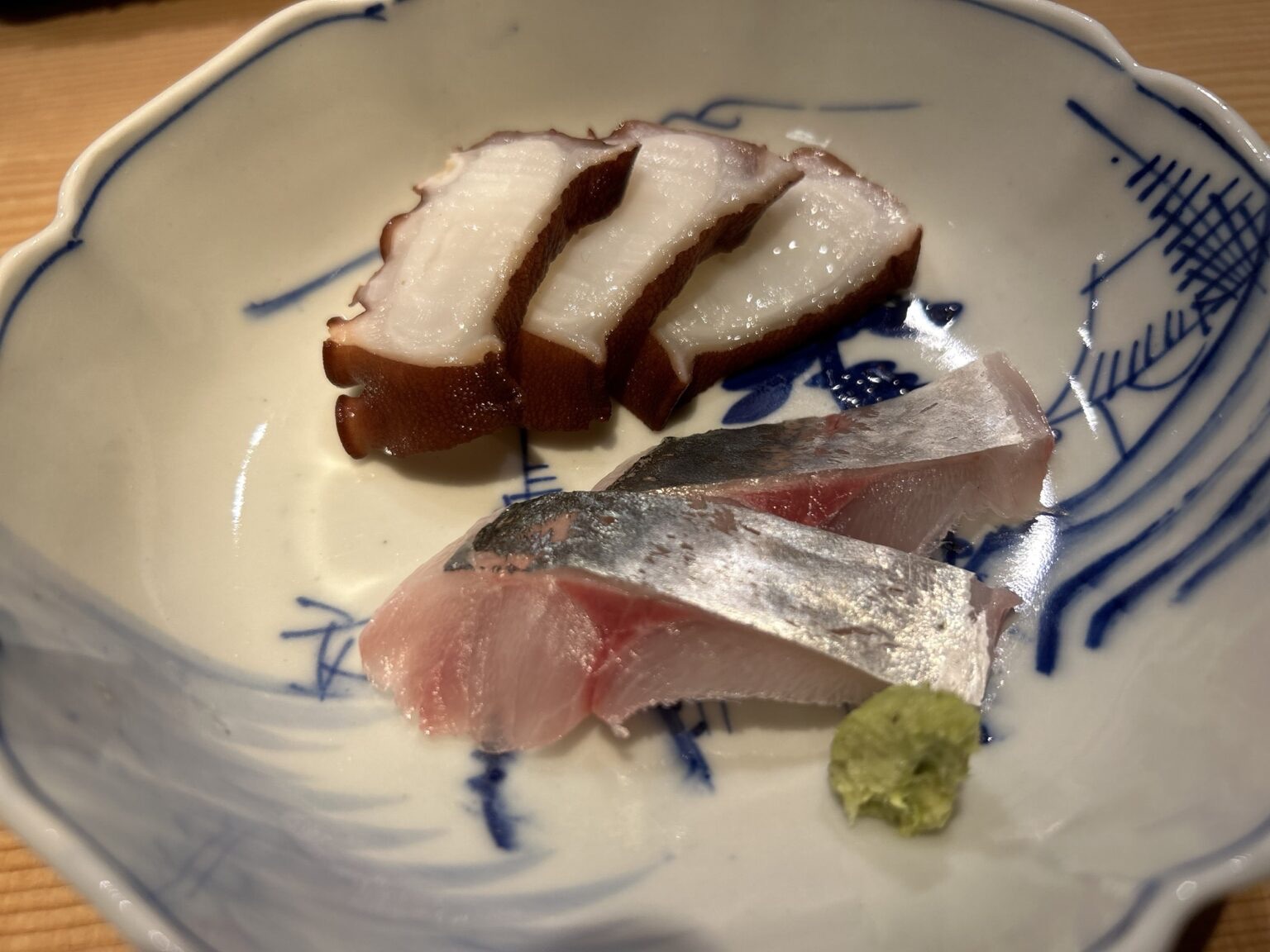 東麻布 天本 蛸 鯵