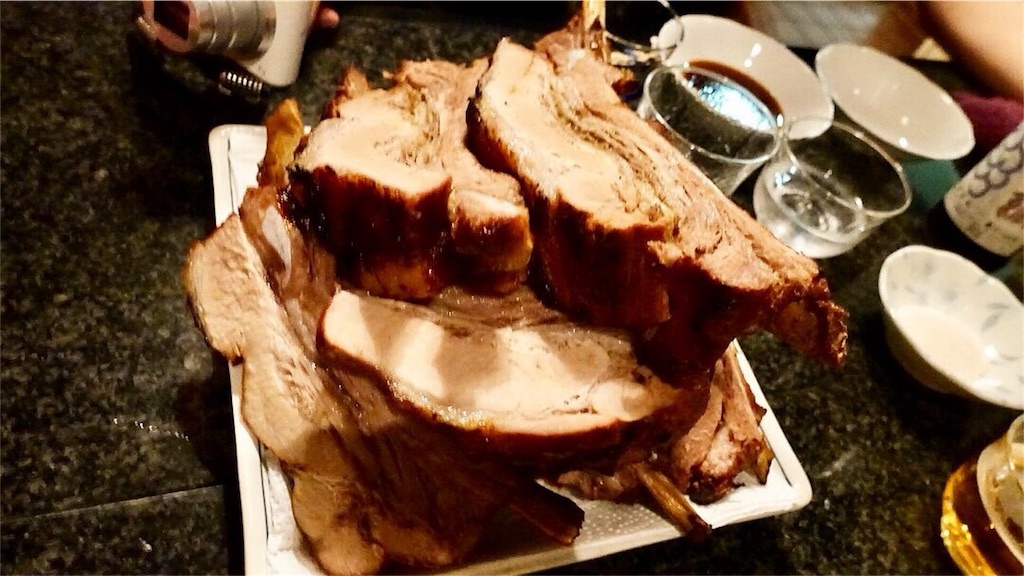 板橋 テンダーハウス 基順館 ポークスペアリブ