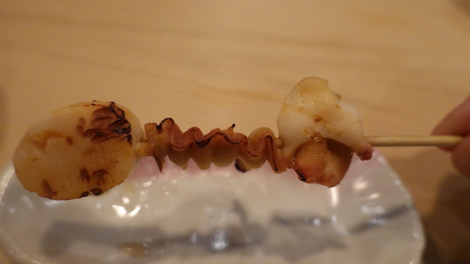 新橋 新ばし しみづ 北寄貝のヒモ