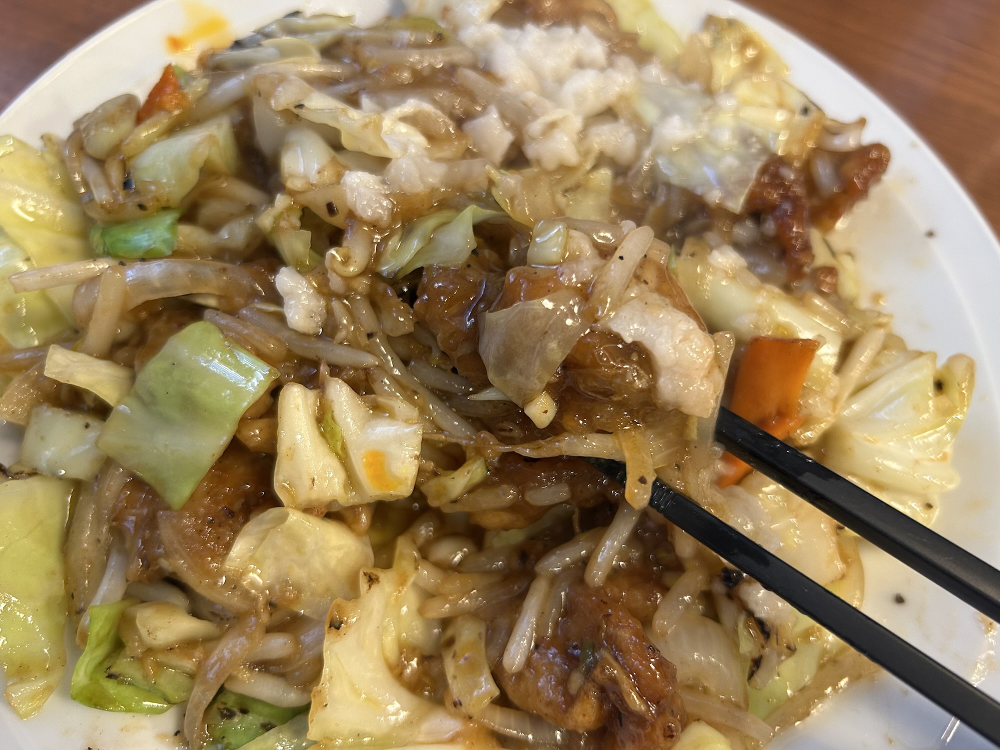 渋谷 肉野菜炒め ベジ郎 渋谷総本店 醤油定食