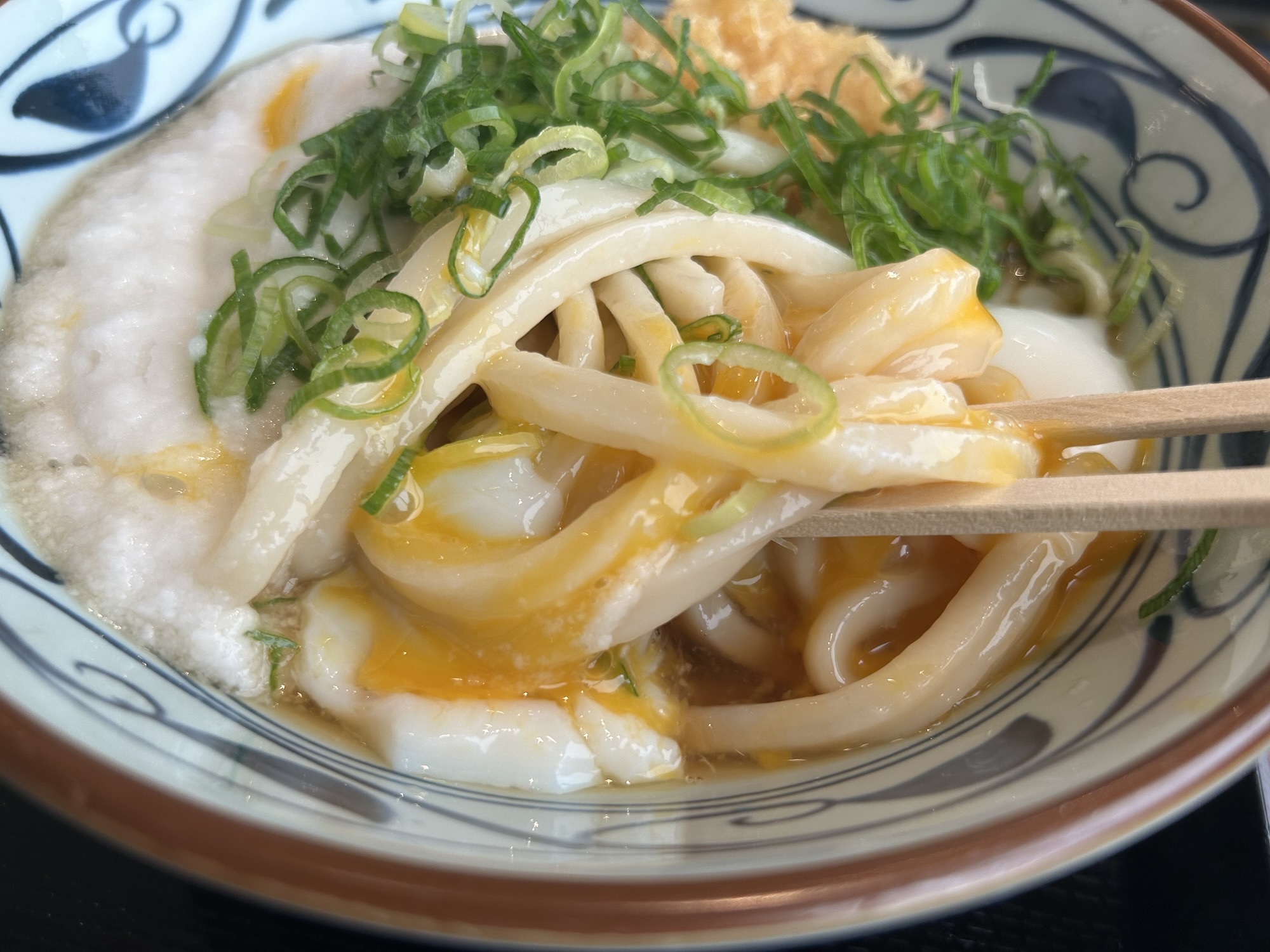 丸亀製麵 とろ玉うどん