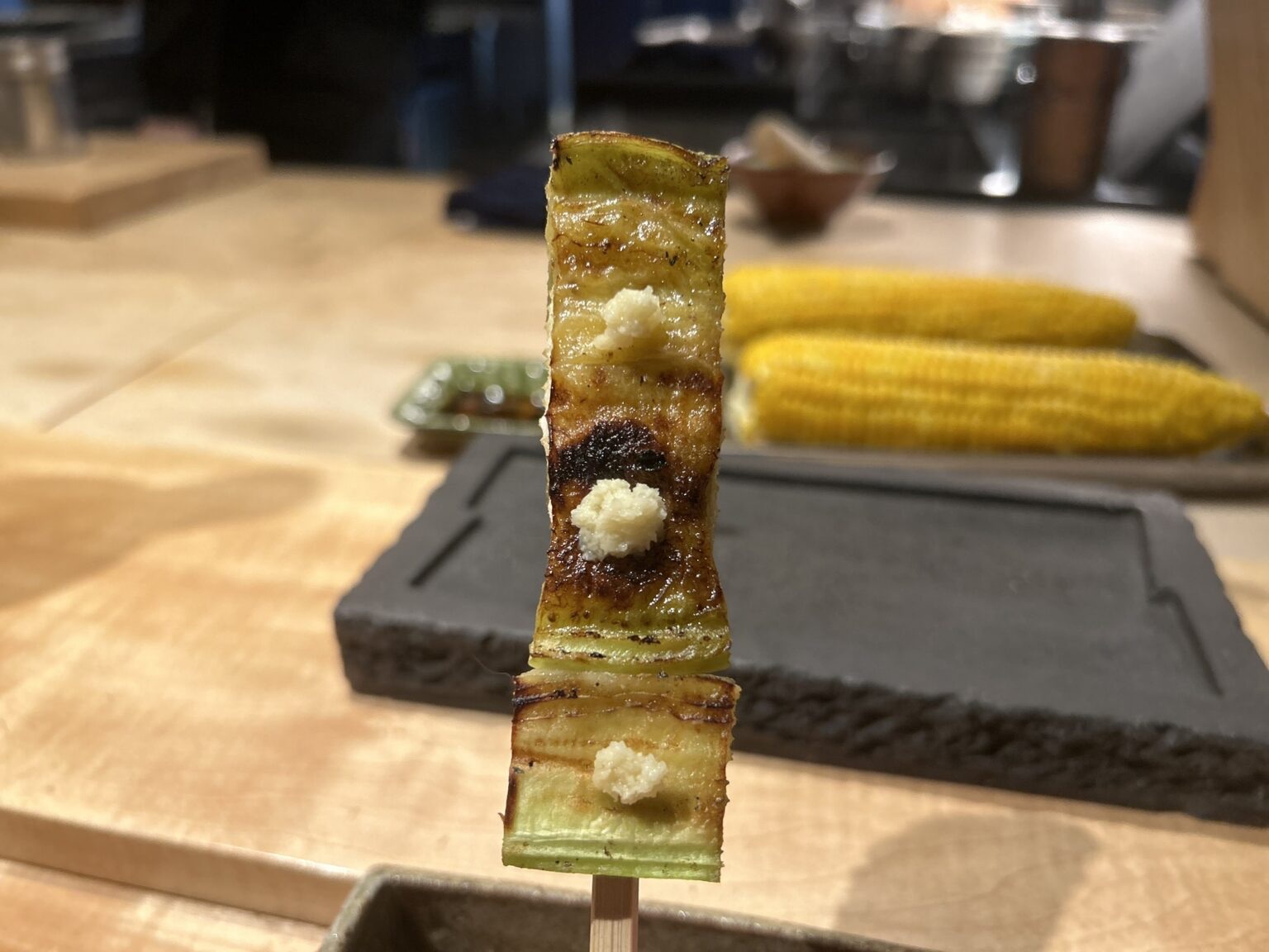 薬院大通 焼き鳥 とりら 茄子