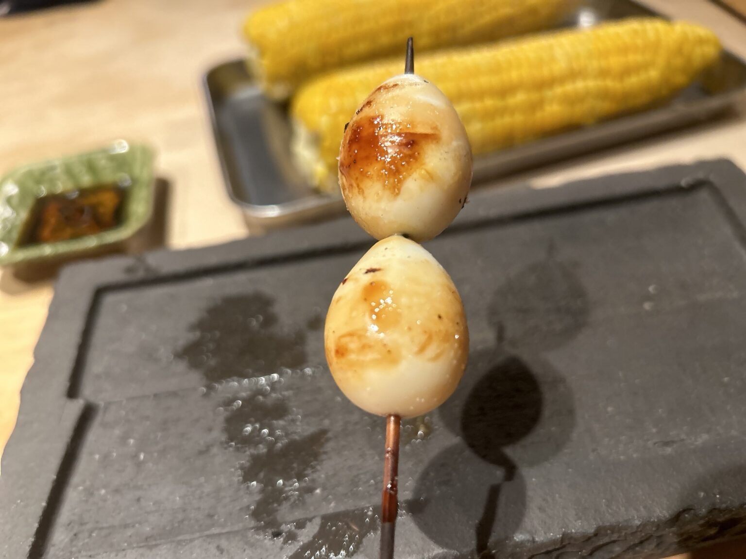 薬院大通 焼き鳥 とりら うずらの卵