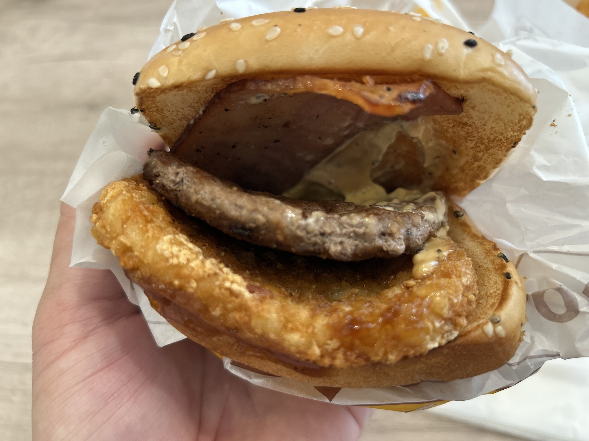 マクドナルド ザク切りポテト&肉厚ビーフ やみつきコンソメペッパーマヨ