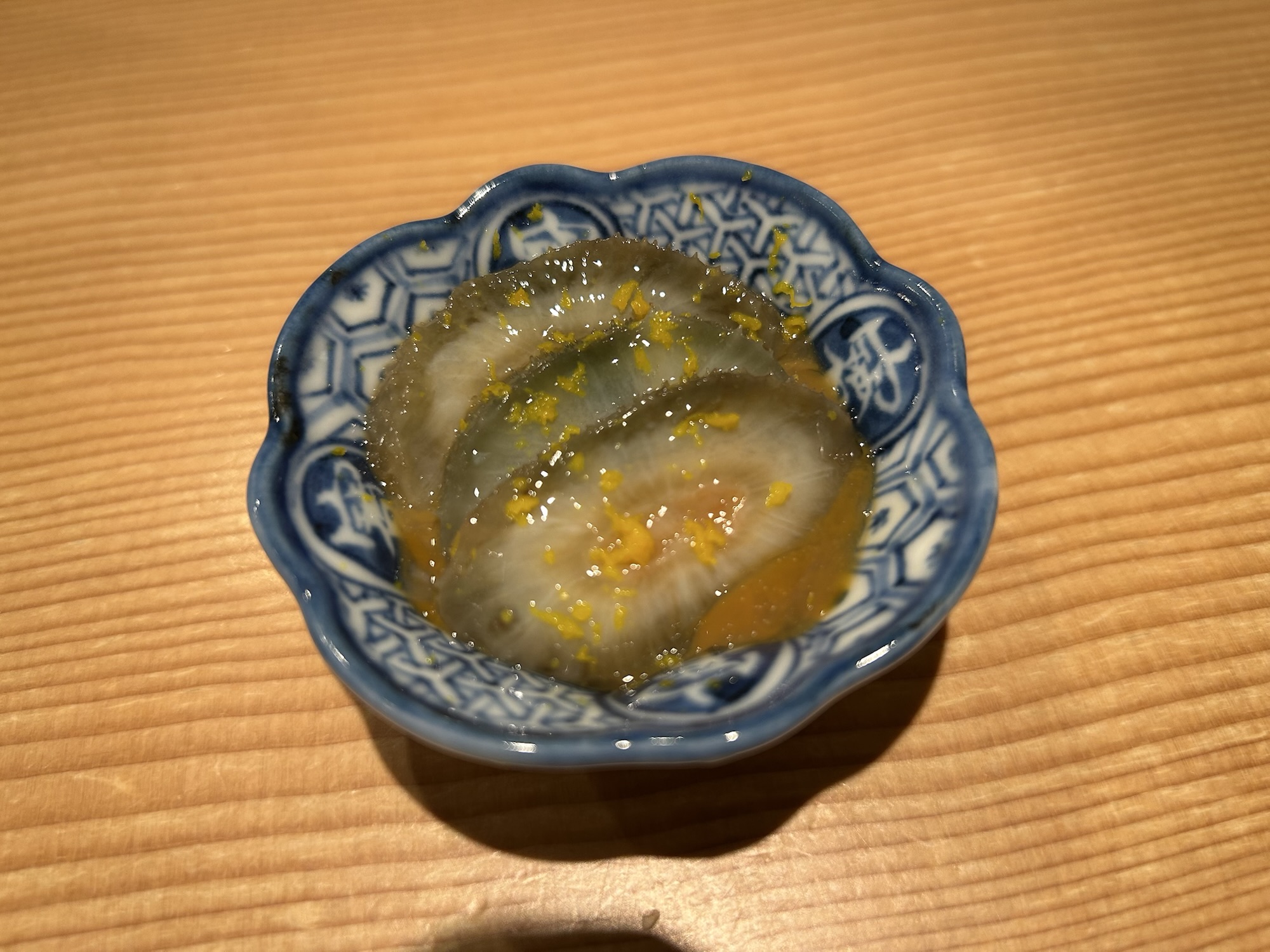 東麻布 天本 青海鼠と海鼠腸