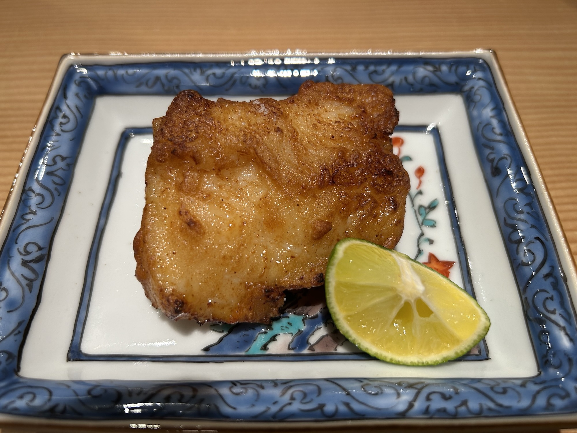 東麻布 天本 クエの唐揚げ
