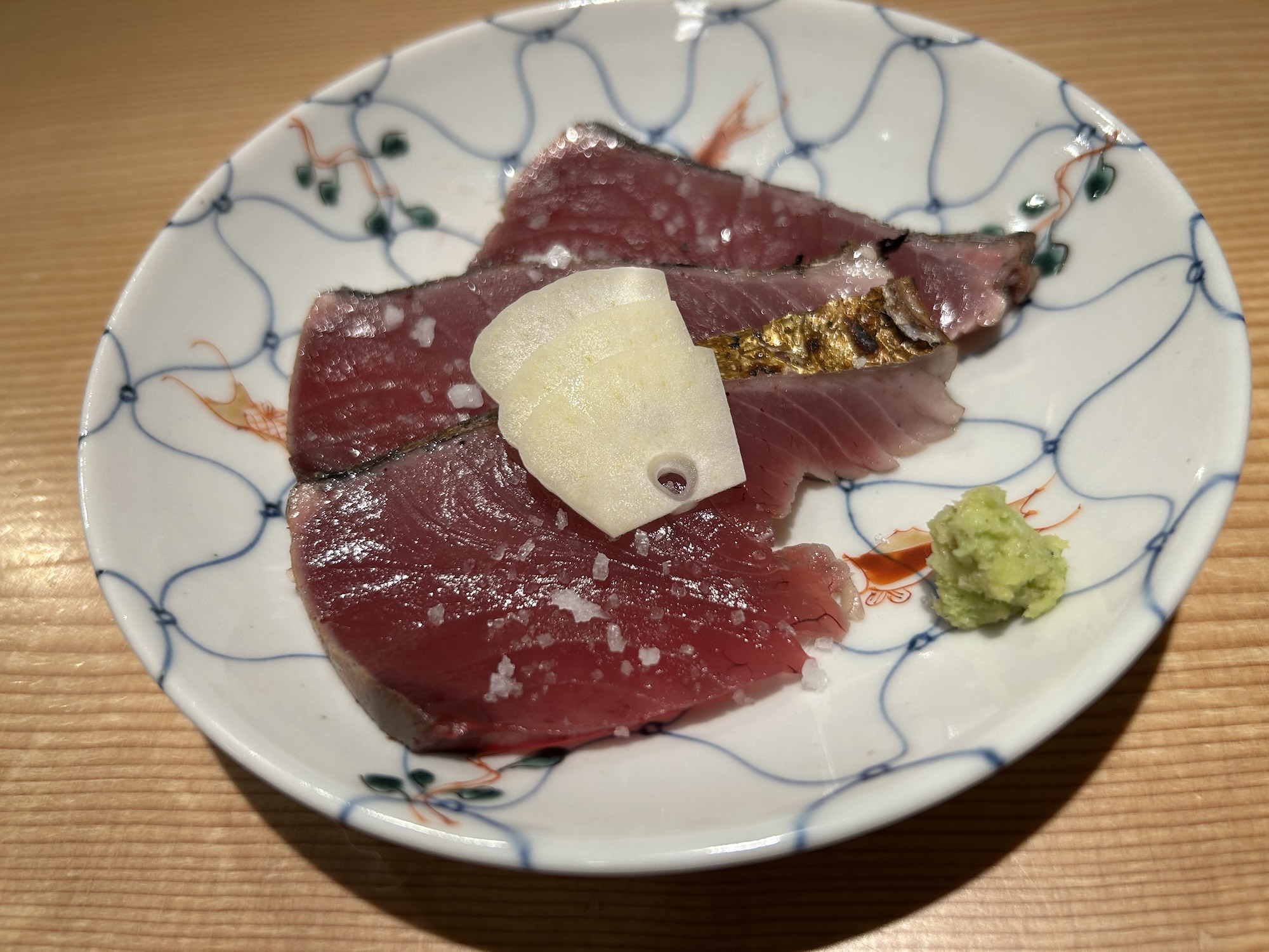 東麻布 天本 鰹の藁焼き