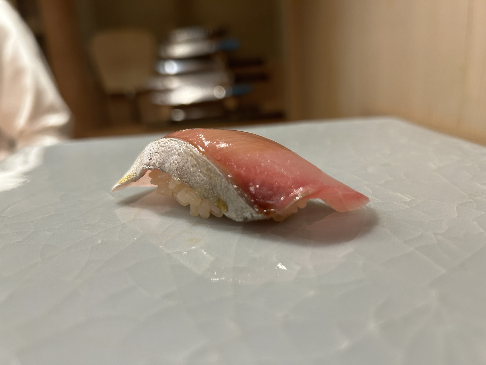 東麻布 天本 縞鯵