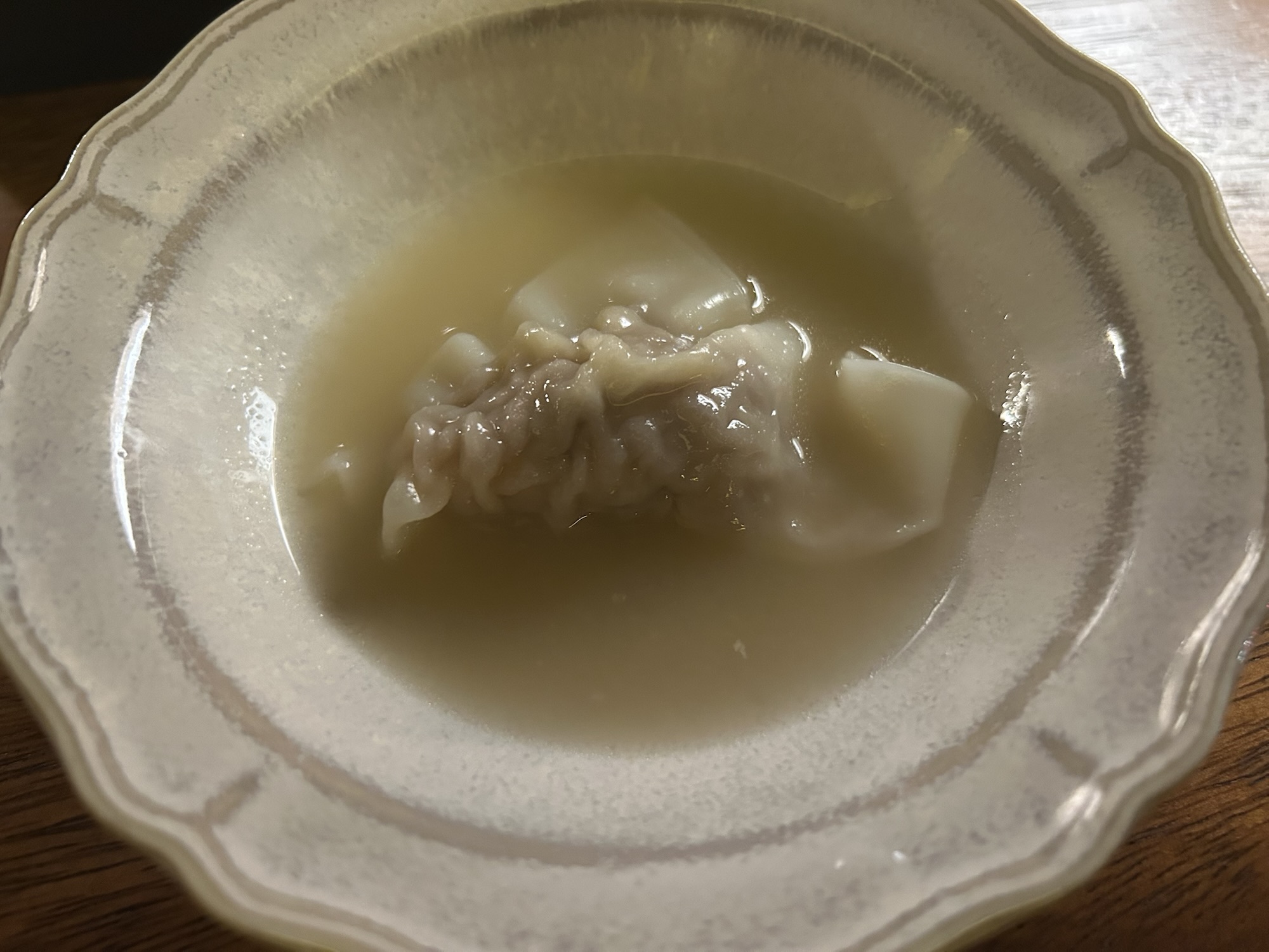 神楽坂 やきとり松明 TAIMATSU 比内地鶏のワンタン