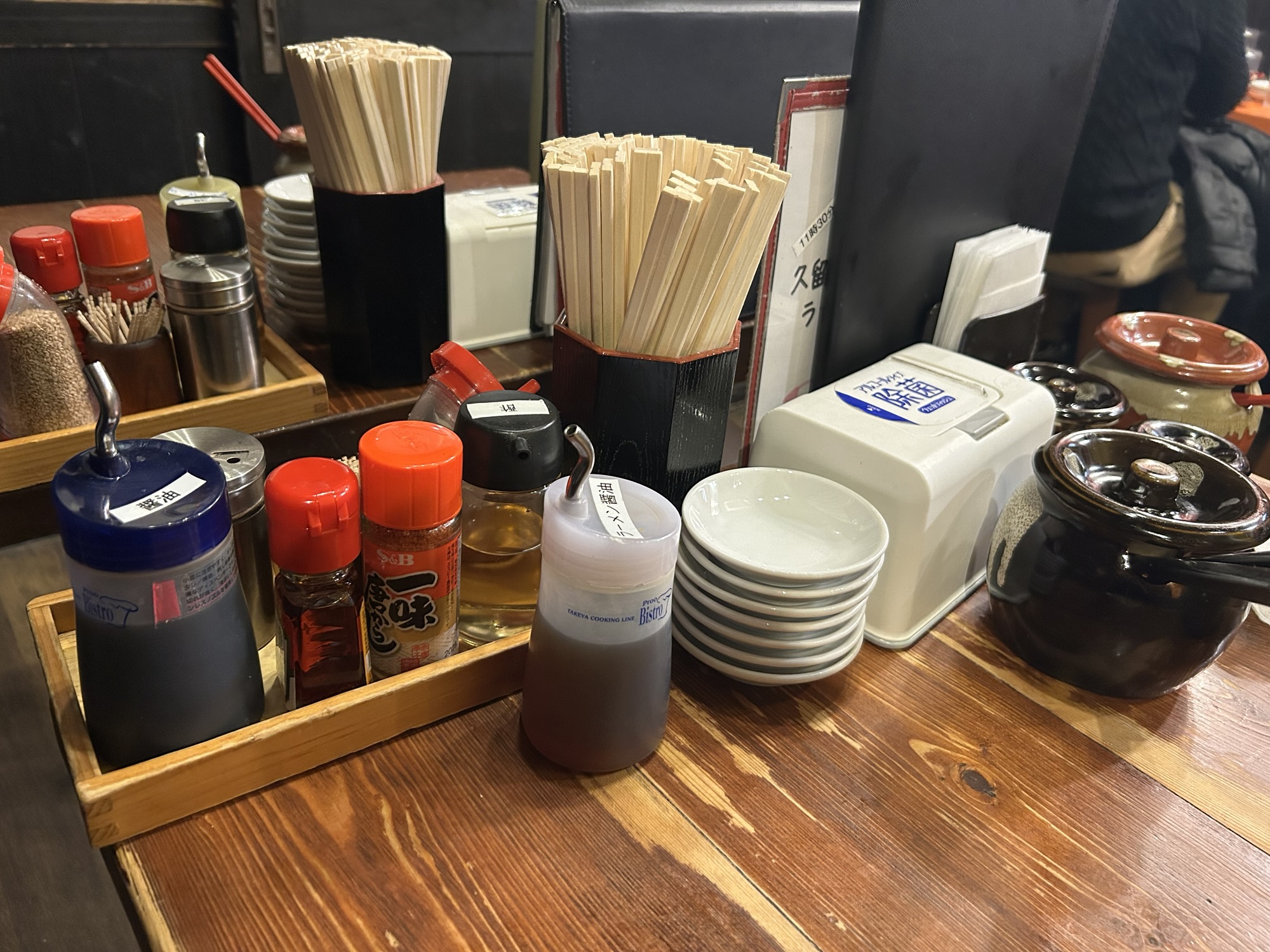 麻布十番 元祖久留米らーめん 福ヤ 調味料