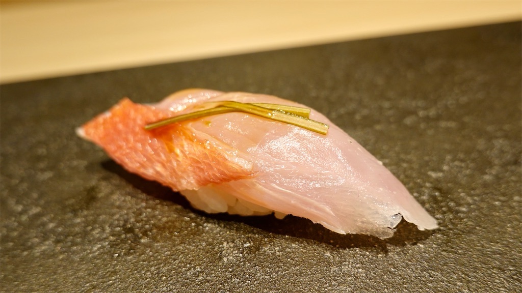 銀座 一㐂 金目鯛