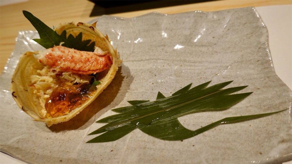 銀座 一㐂 毛蟹