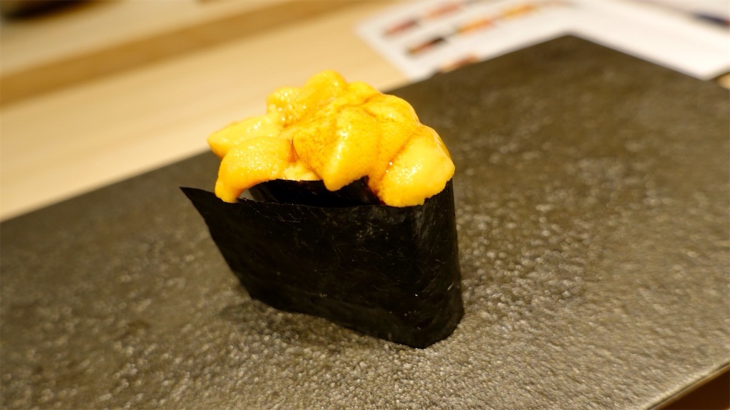 銀座 一㐂 バフンウニ