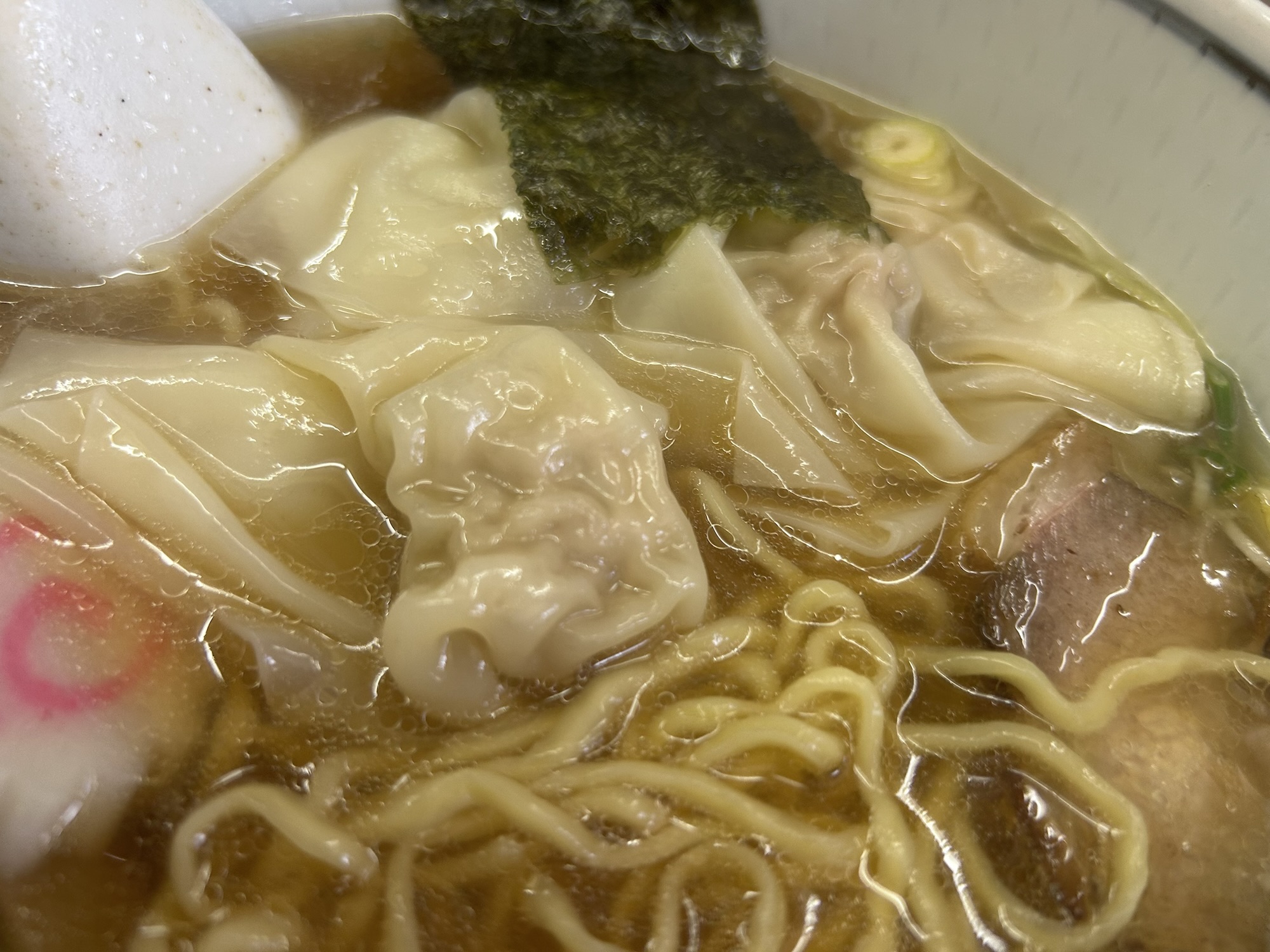 府中 いつみ屋 わんたんめん