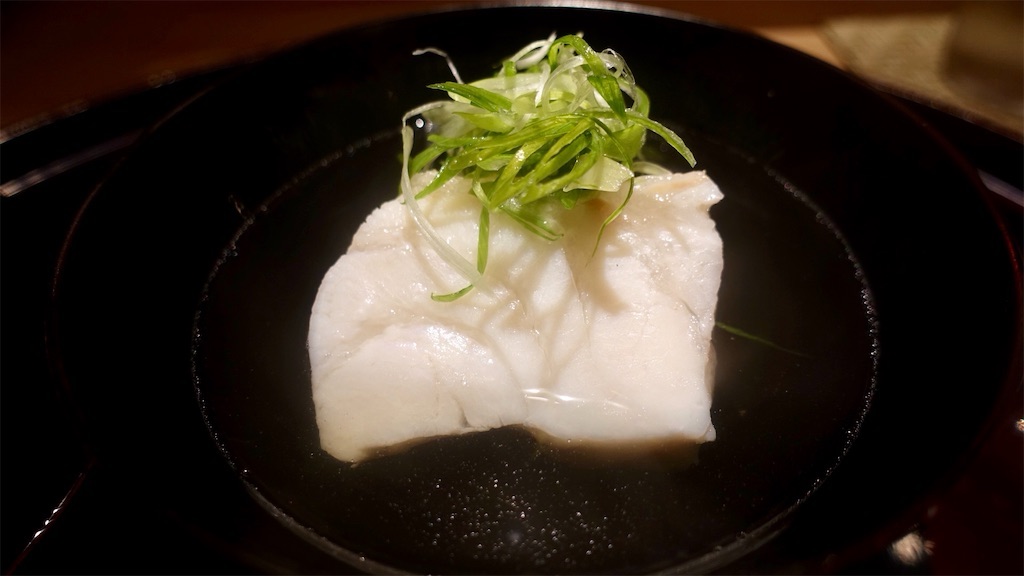 四谷三丁目 車力門 蕪とクエのお椀