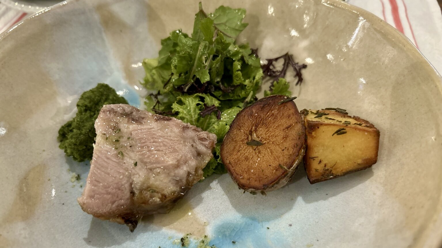 小諸 ビストロ アオクビ 豚肉