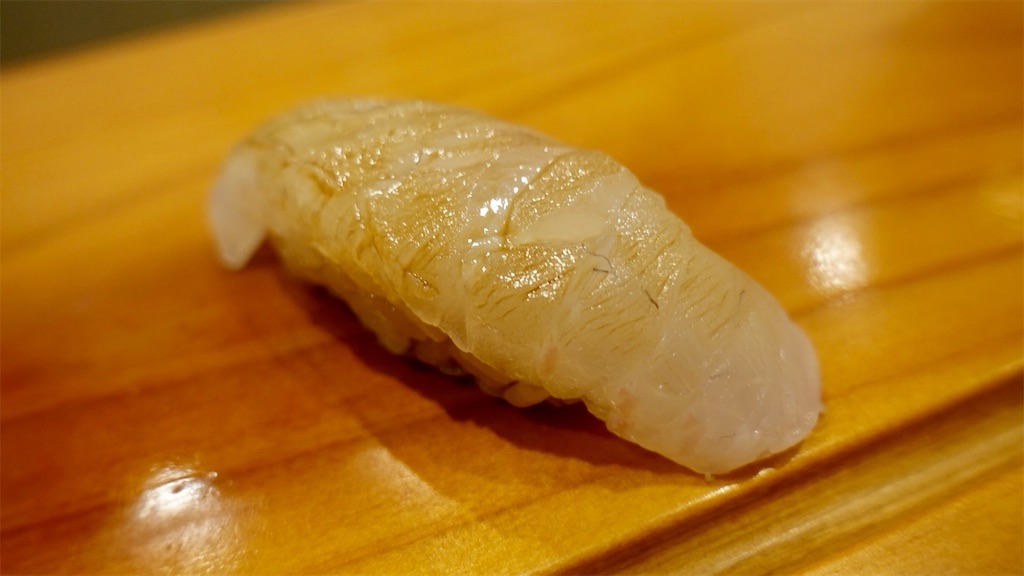 銀座 鮨竹 平目