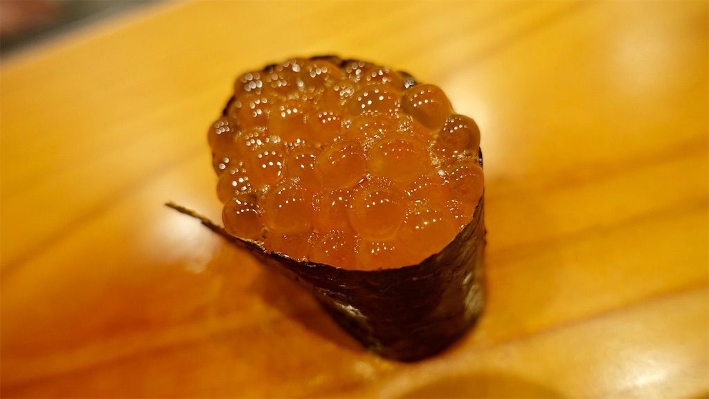 銀座 鮨竹 イクラ