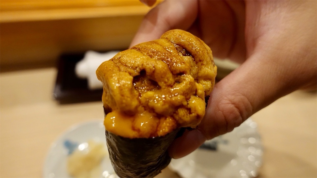 銀座 鮨竹 雲丹