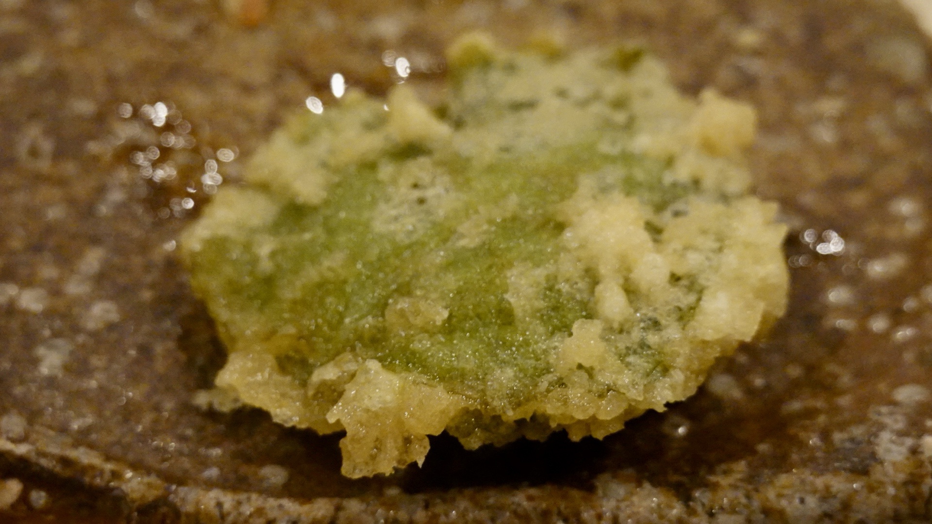 門前仲町 ふく庵 ウニの大葉巻き