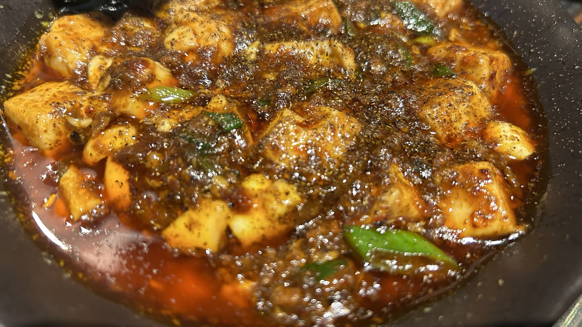 道玄坂 中華バル 池湖 麻婆豆腐