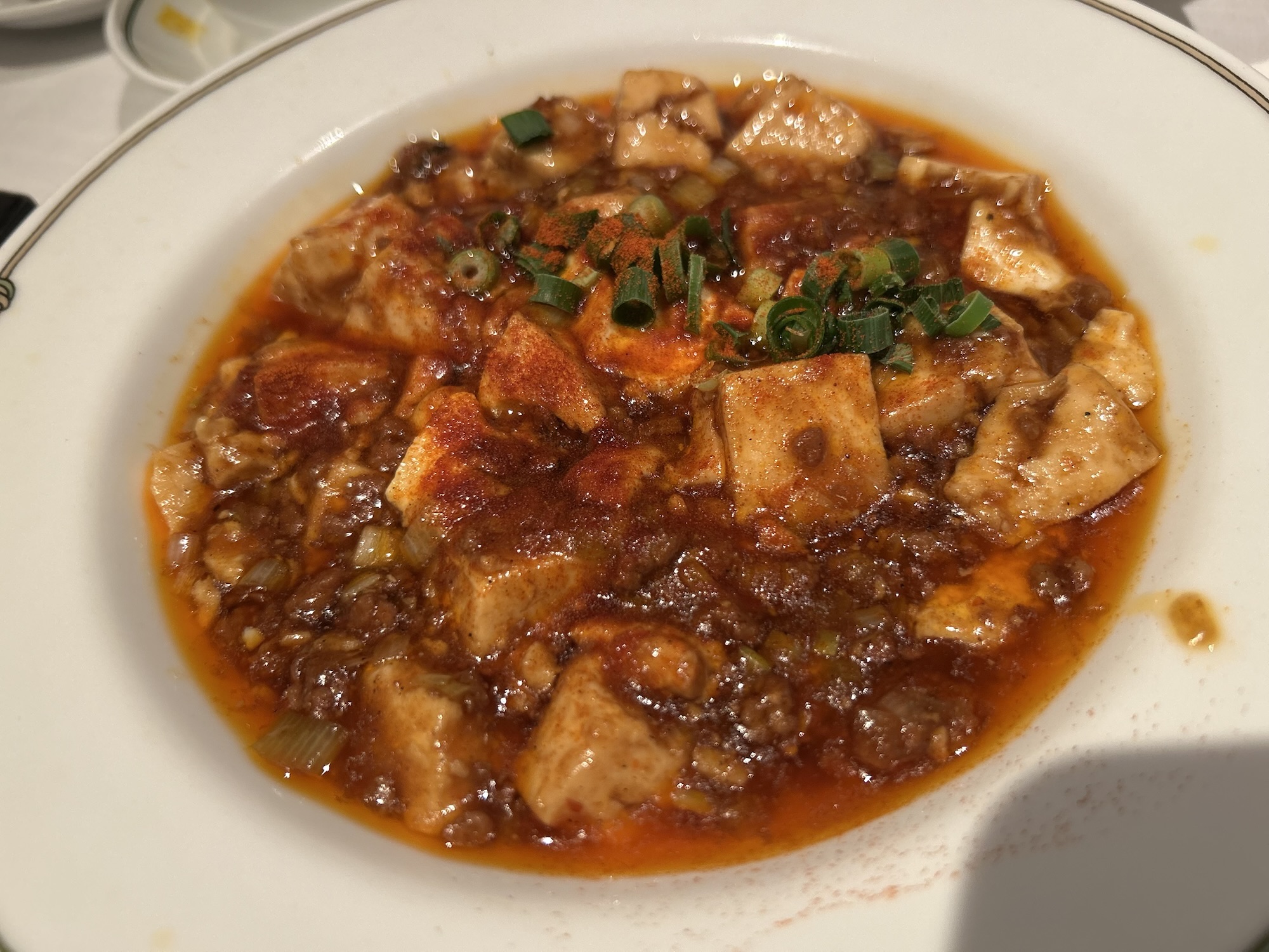 六本木 中国飯店 六本木店 麻婆豆腐