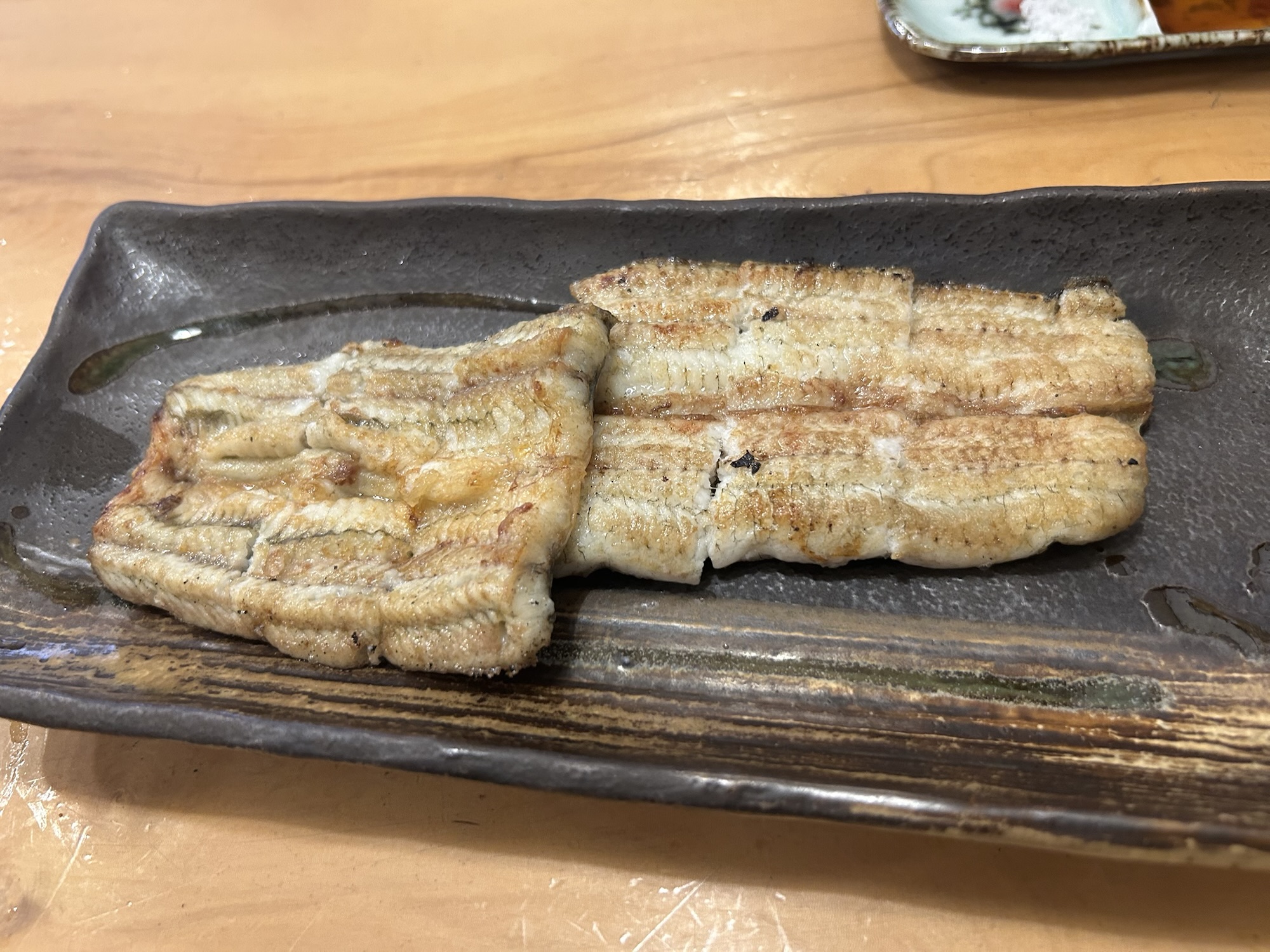 高田馬場 鰻専門店 愛川 白焼き