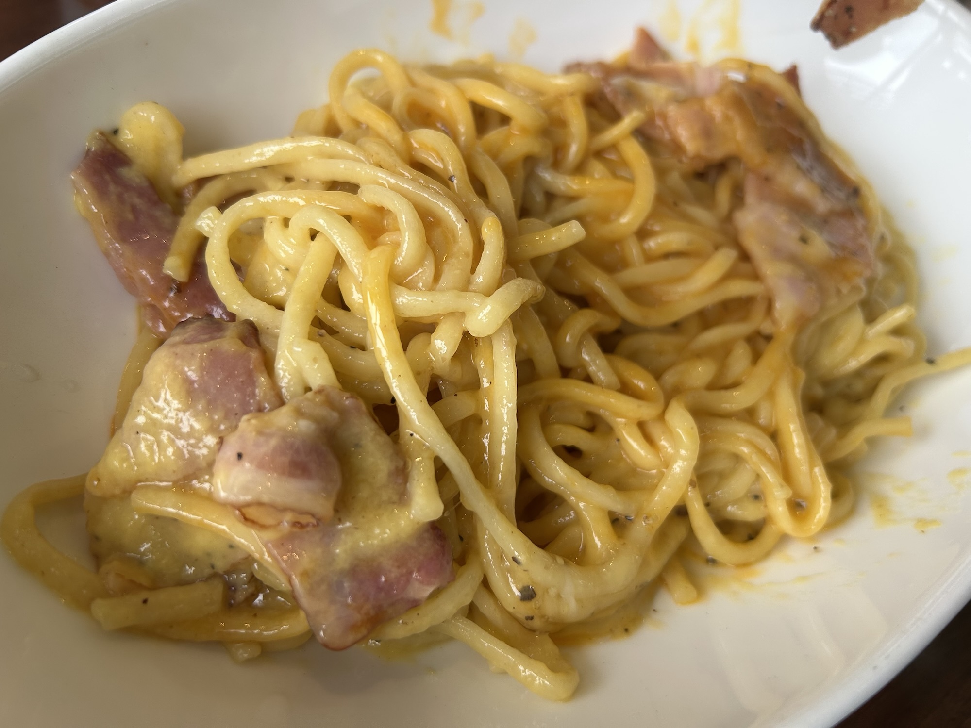 ウェンディーズ・ファーストキッチン 太陽のローマ風カルボナーラ