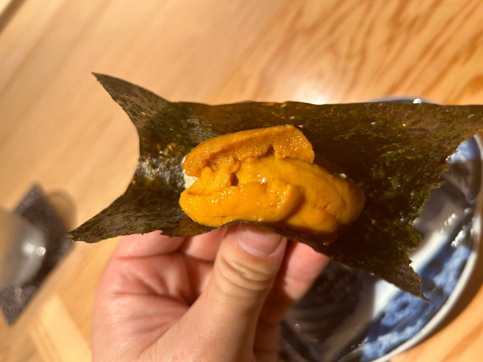 新静岡 ITAMAE 朝太郎 雲丹の手巻き