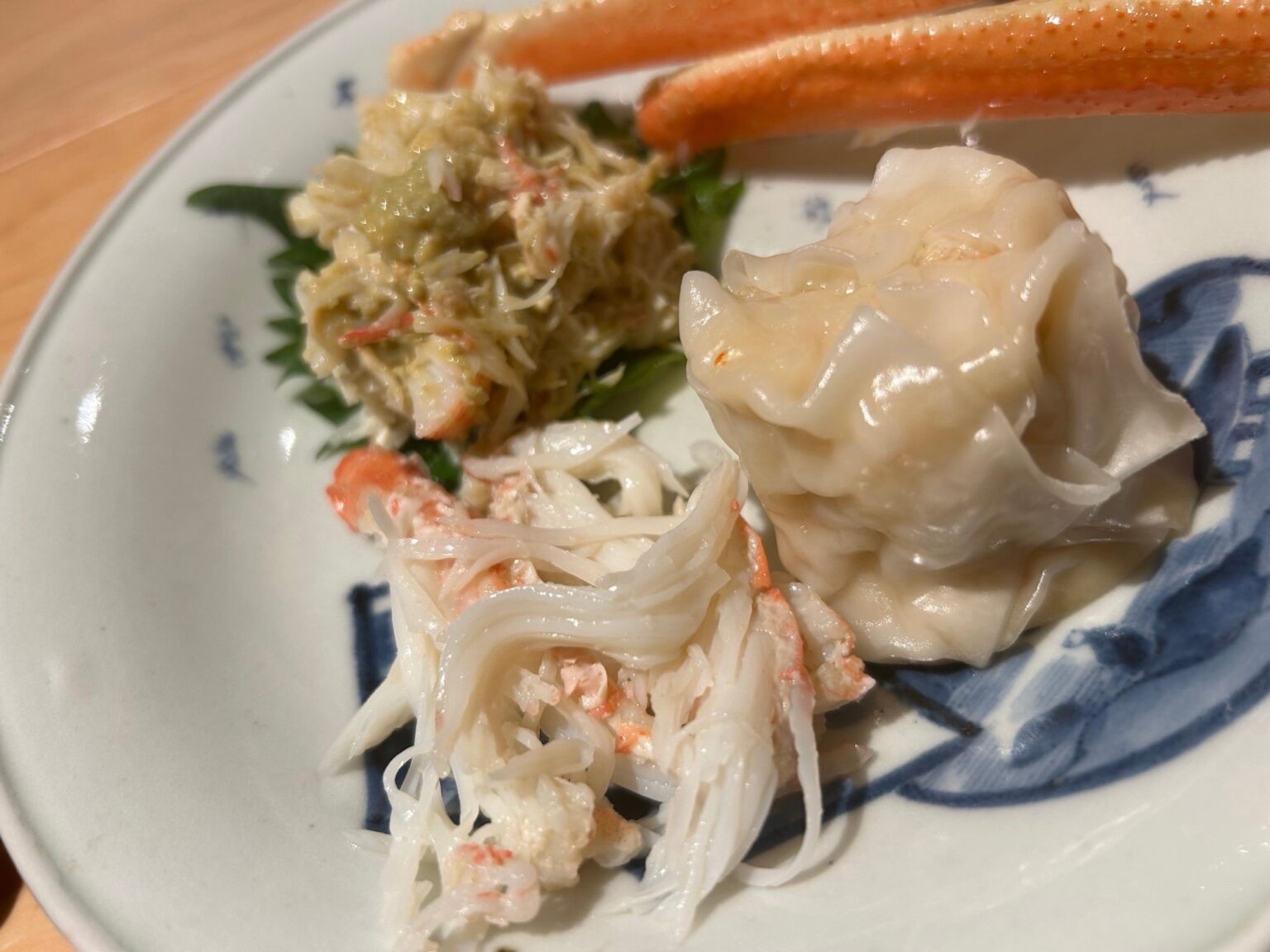 新静岡 ITAMAE 朝太郎 毛蟹と焼売