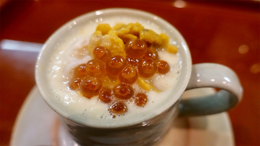 湯島 和灯ろ カリフラワーの茶碗蒸し