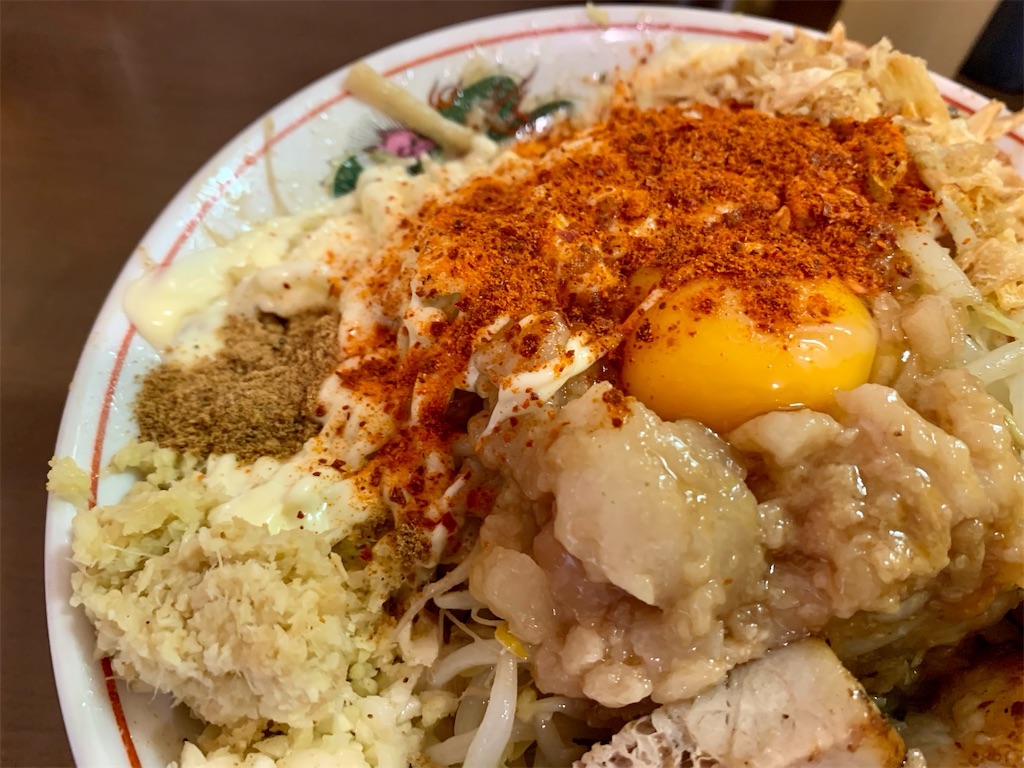 東中神 自家製麺 まさき 汁なし