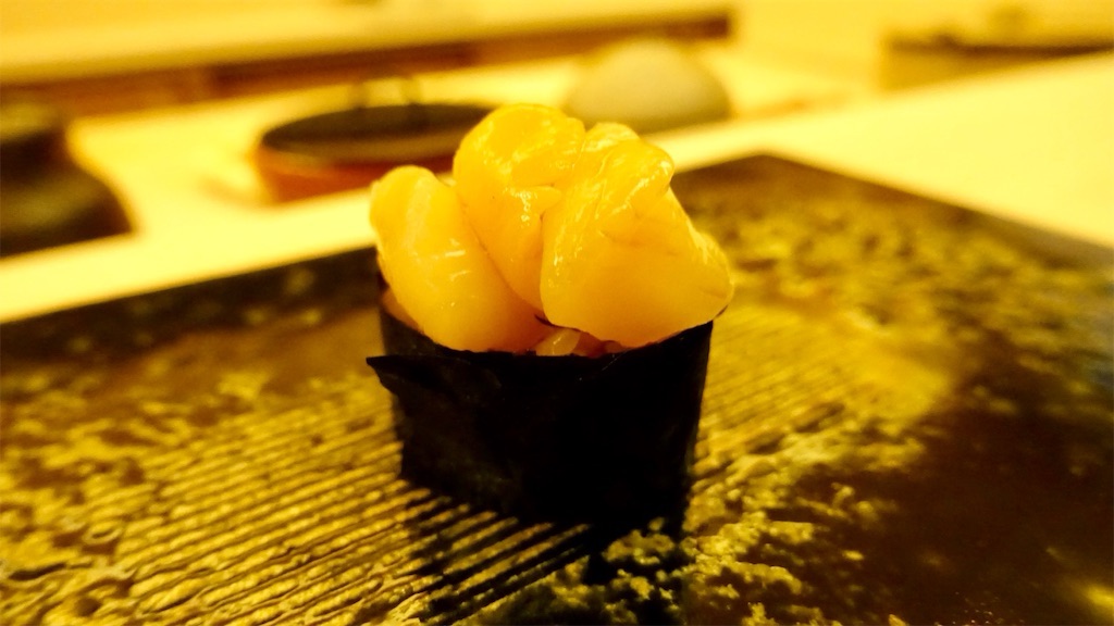 神戸市 鮨 生粋 小柱