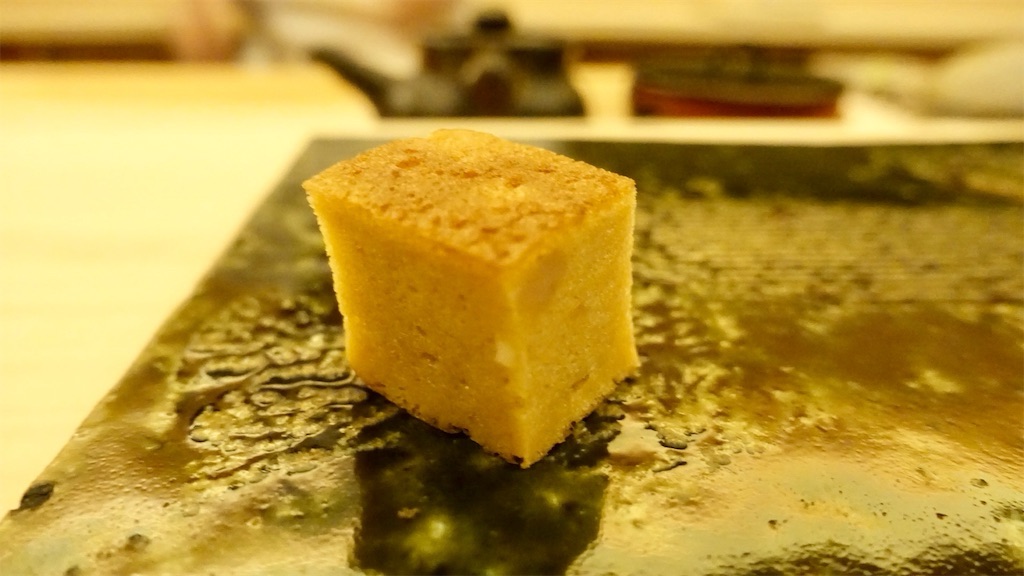 神戸市 鮨 生粋 玉子焼き