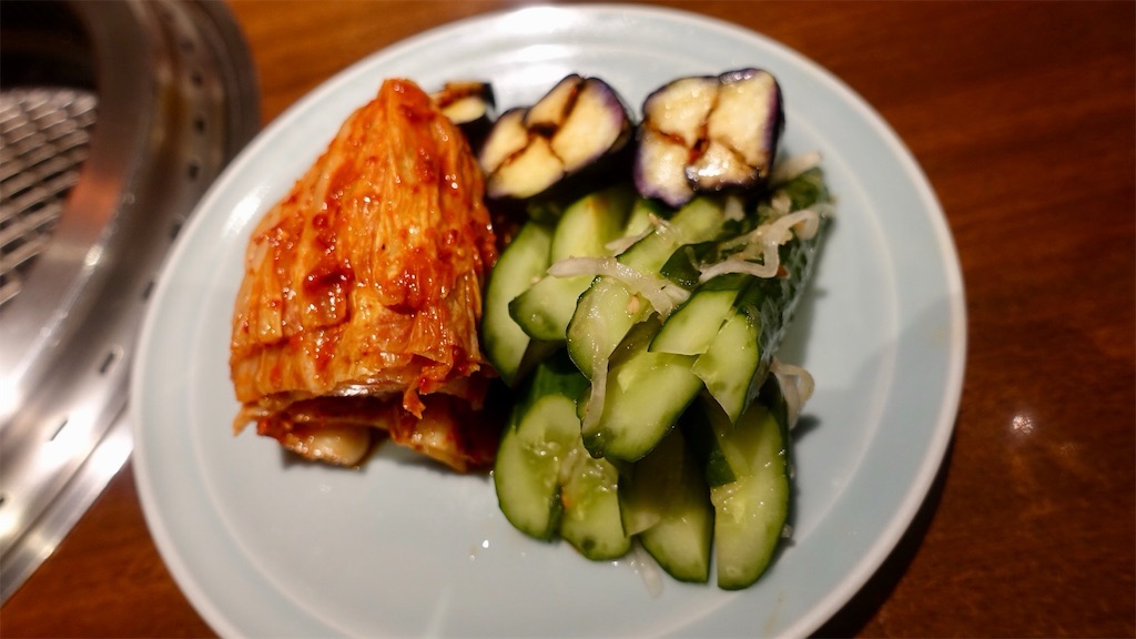 清澄白河 焼肉 静龍苑 キムチ盛合わせ