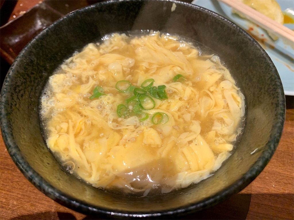 清澄白河 焼肉 静龍苑 玉子スープ