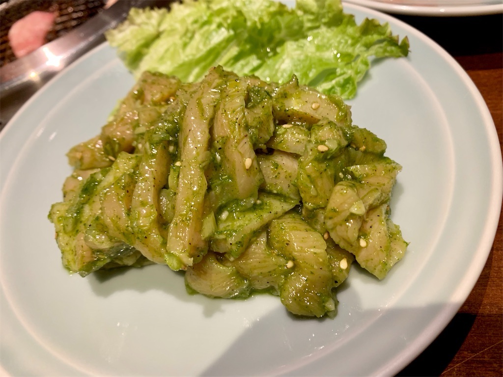 清澄白河 焼肉 静龍苑 バジルミノ