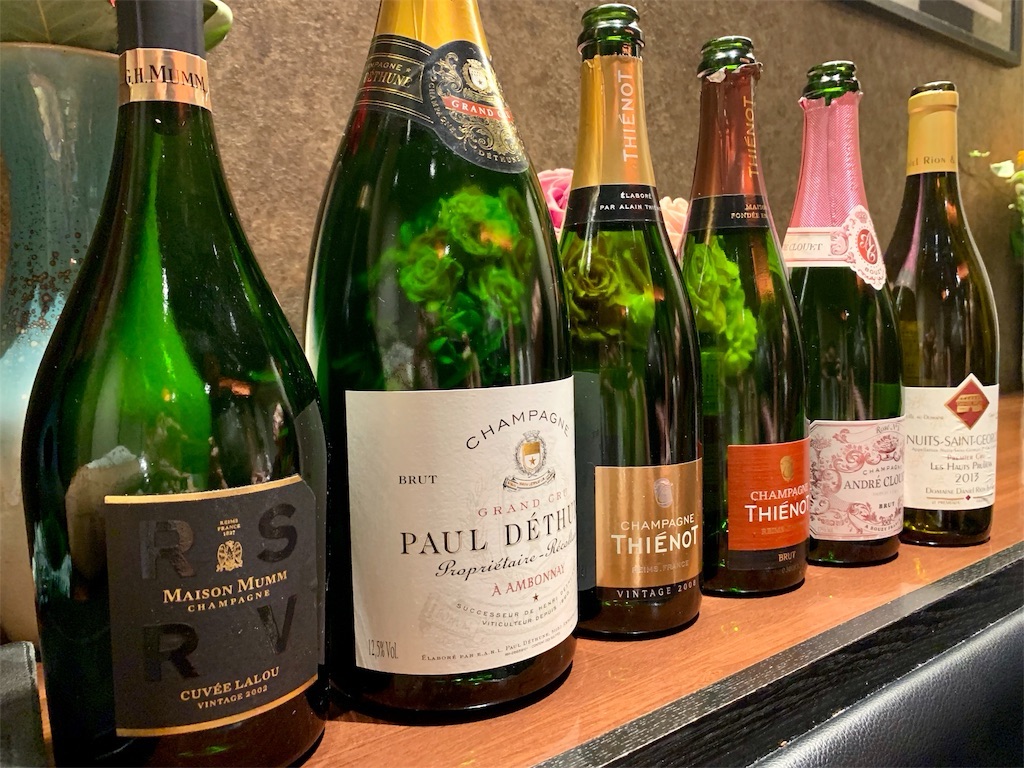 清澄白河 焼肉 静龍苑 シャンパン