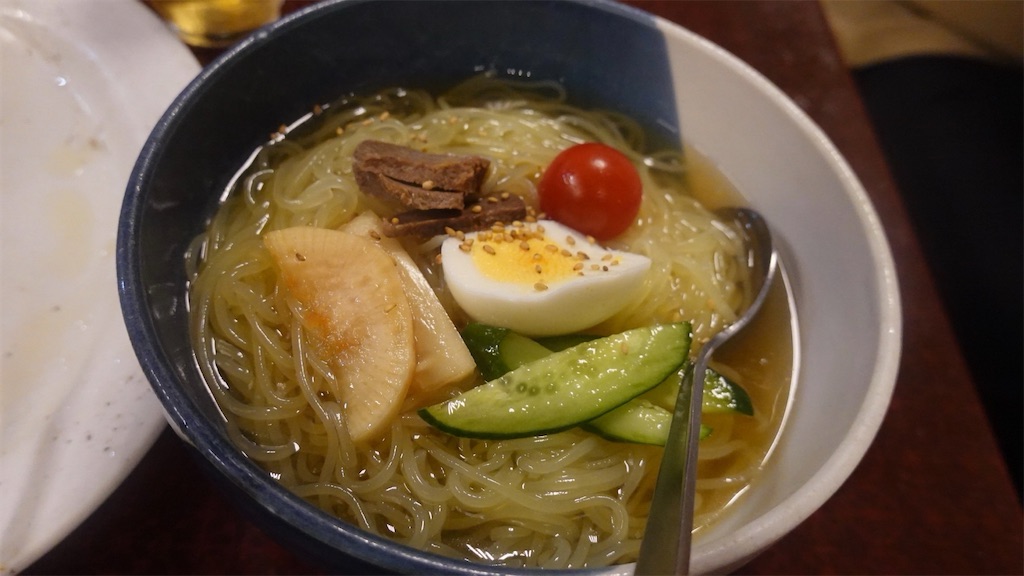 浅草 金楽 冷麺