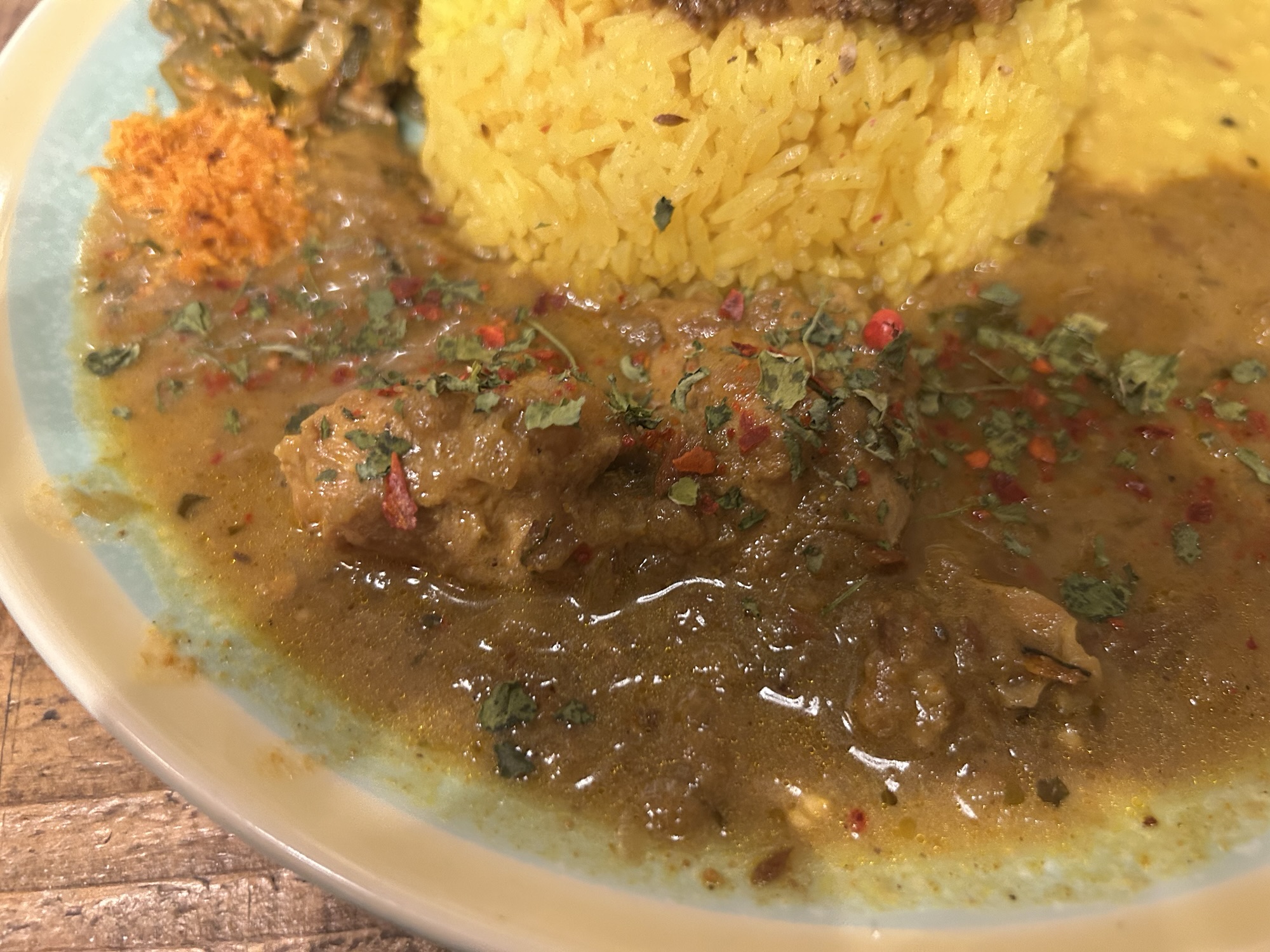 渋谷 カレーショップ初恋 2種あいがけ