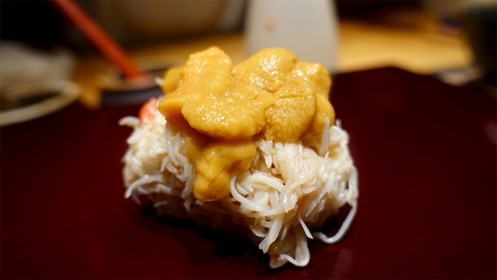 代々木上原 艪 毛蟹バフンウニ