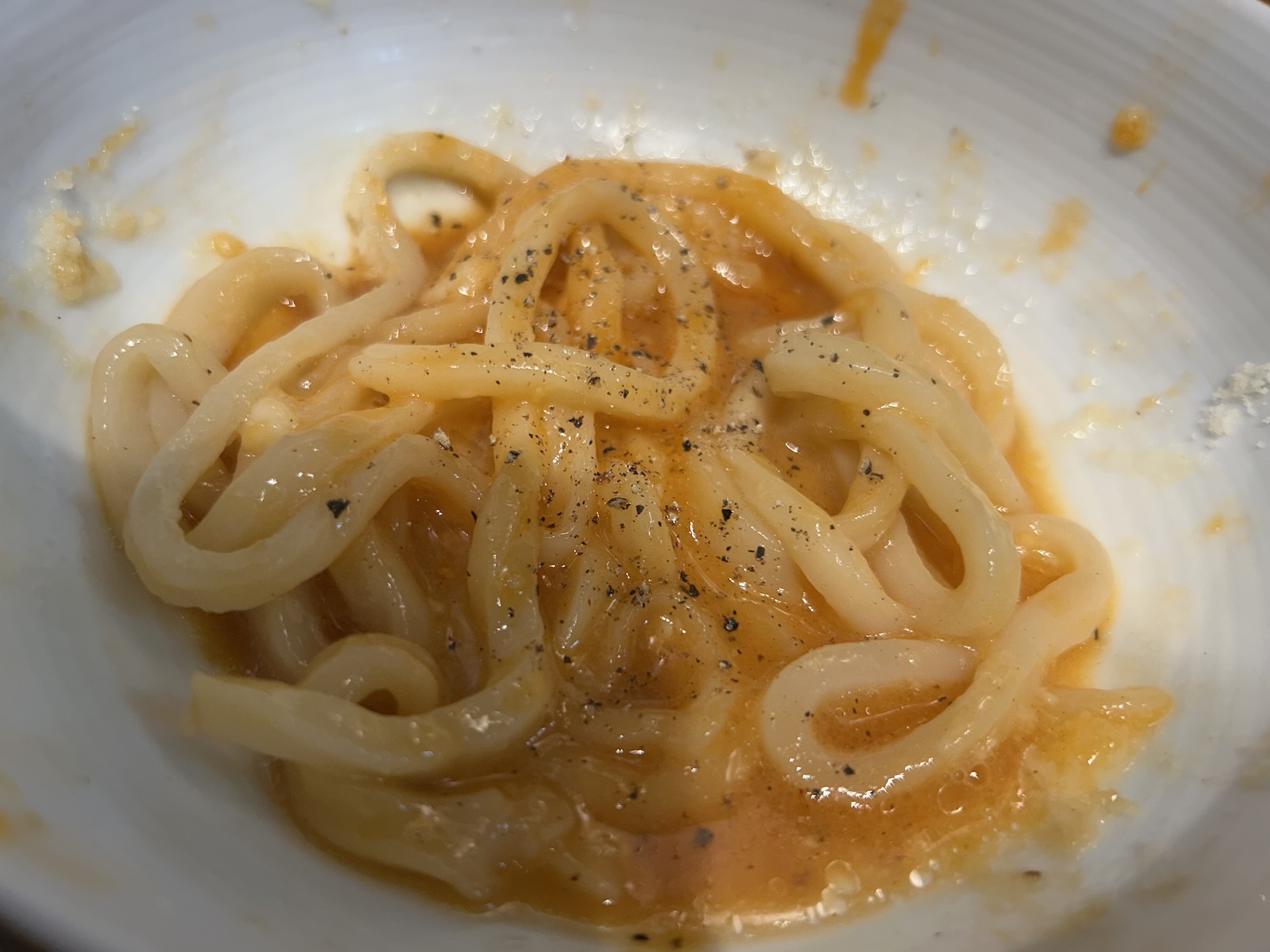 渋谷 香川一福ART ローマ風カルボナーラうどん