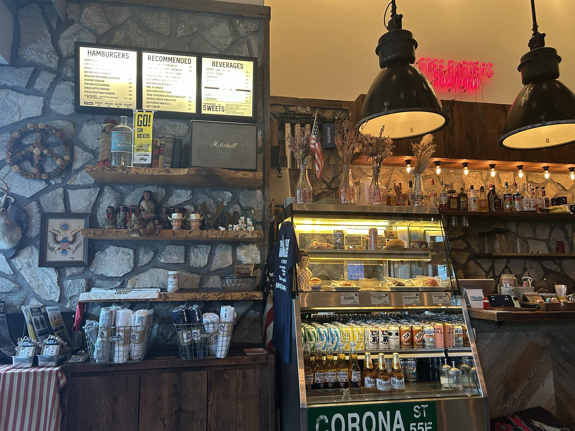 渋谷 THE GREAT BURGER STAND 店内