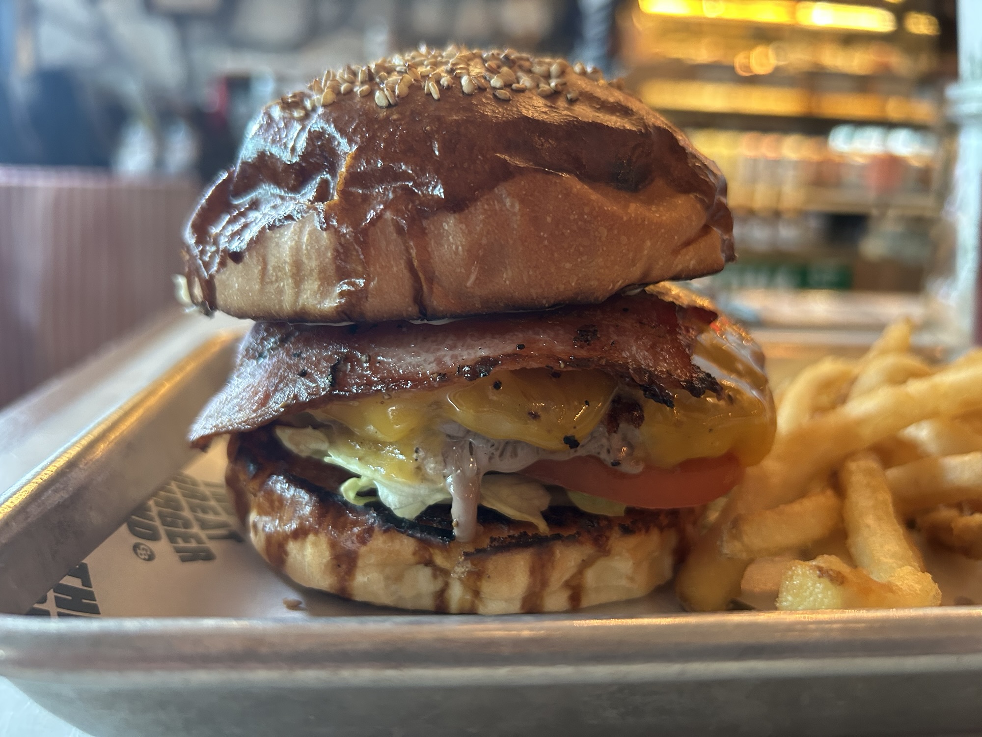 渋谷 THE GREAT BURGER STAND ベーコンチーズバーガー